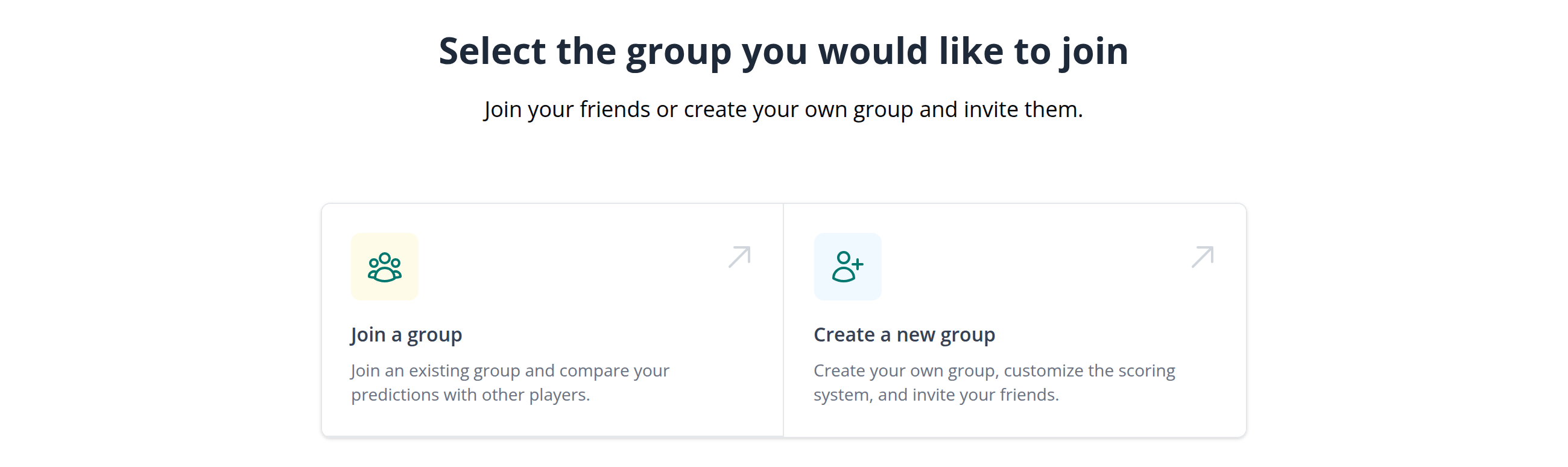 Create your own group