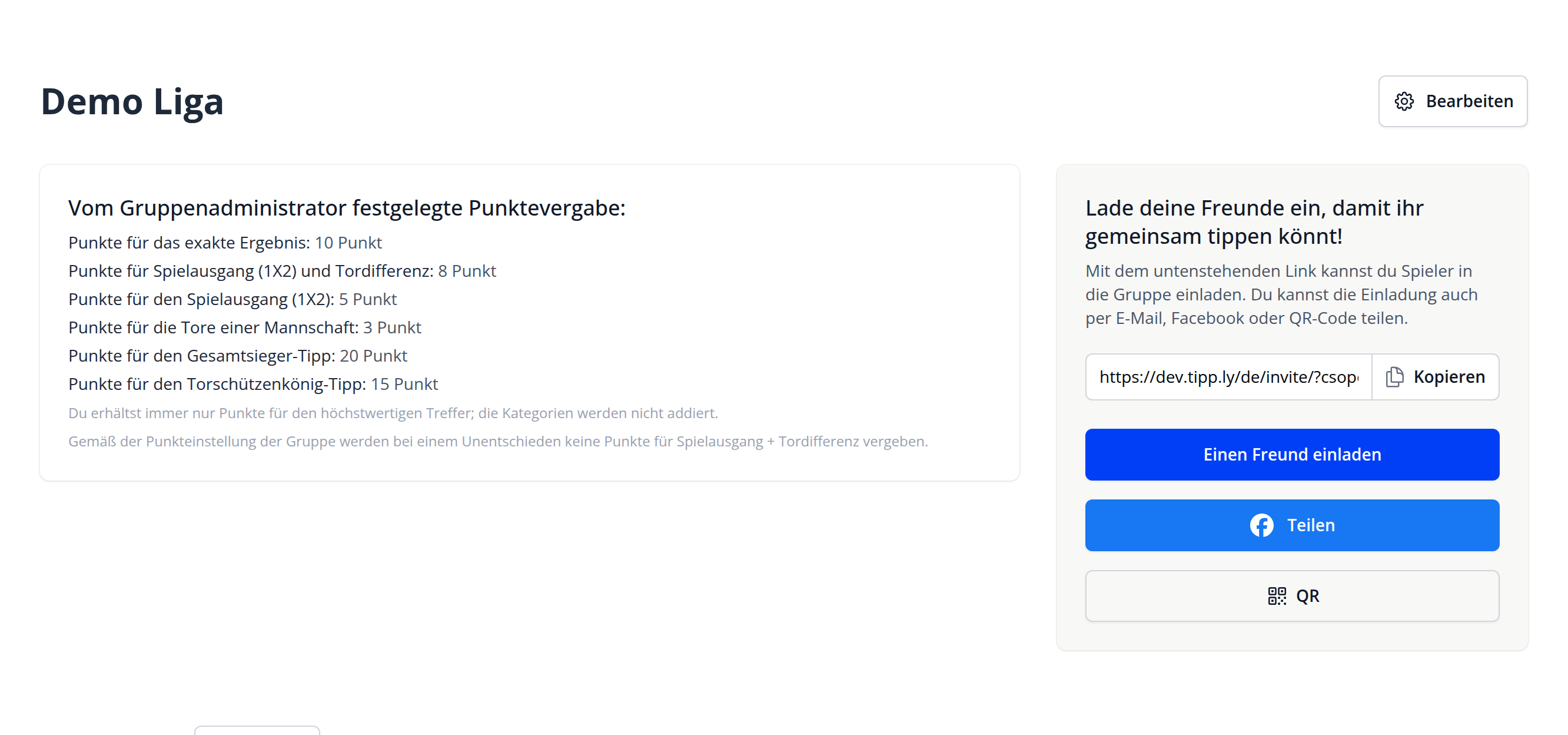 Passe es an deine eigenen Regeln an